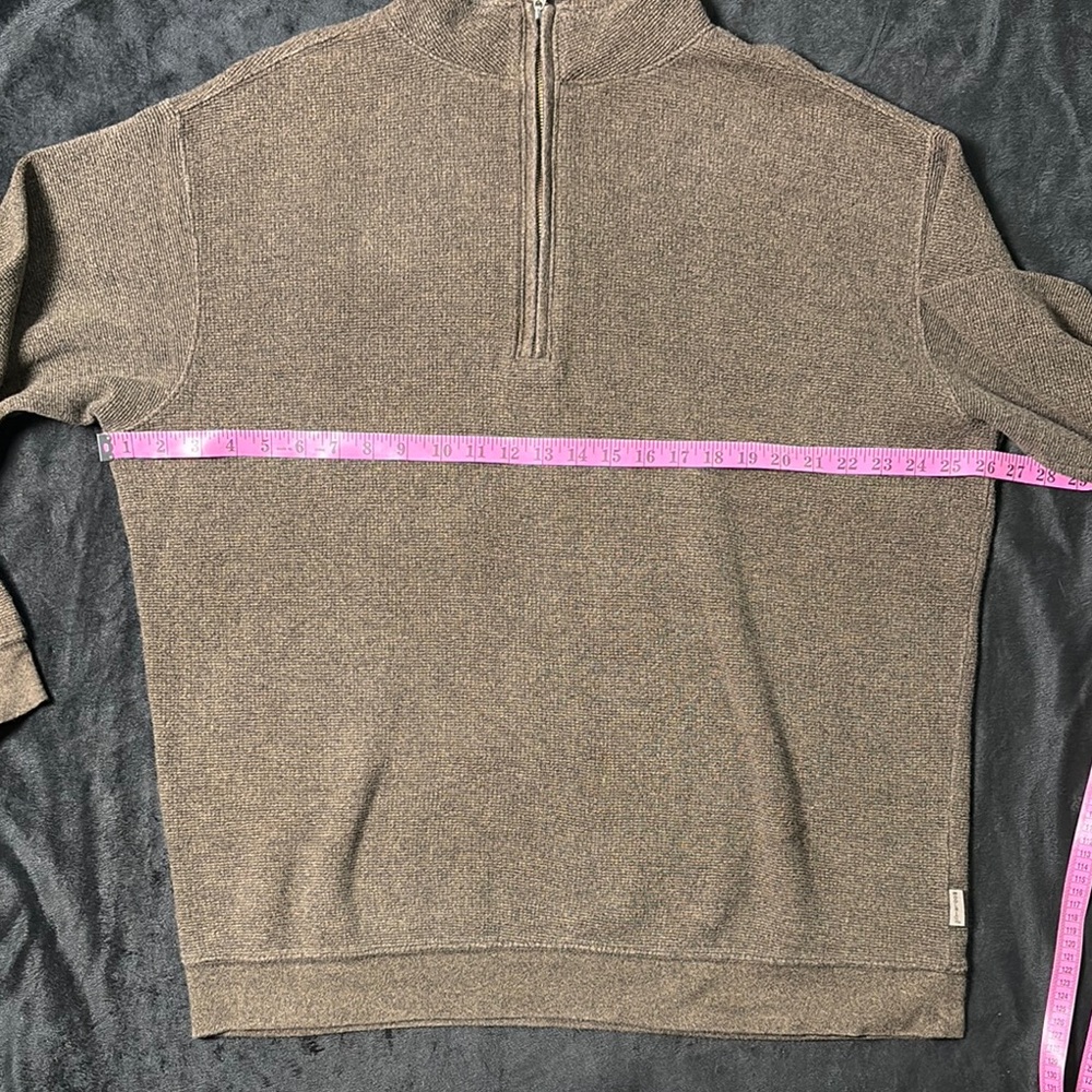 Woolrich Brown Zip Up Sweater Classic Knit - Picture 6 of 8